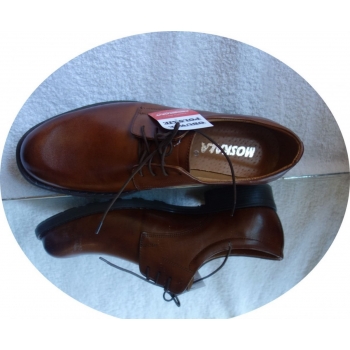 Eleganckie Derby ze skóry naturalnej 43.