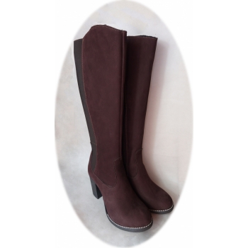 Eleganckie Kozaki Burgund Nr 40