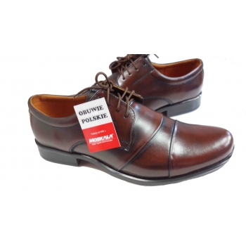 BUTY MĘSKIE SKÓRA NATURALNA DUŻY ROZMIAR H 45