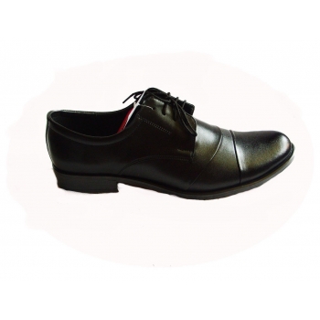 Komfortowe skórzane buty meskie H41