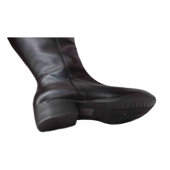 Eleganckie Kozaki Skórzane 41 | Wysoka Cholewka