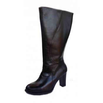 Kozaki Skóra Szeroka Cholewka 48cm 37