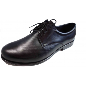 Modne Buty Męskie Czarne Szerokie Palcami