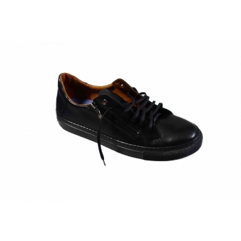 Buty sportowe TRAMPKI CZARNE skóra 45