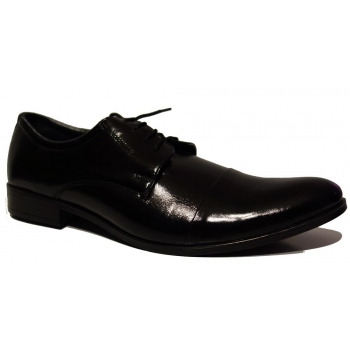 Eleganckie męskie półbuty czarne -40%