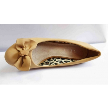 CAMEL ZÓŁTE Czółenko na Koturnie 6,8 cm - Rozmiar 38