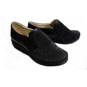 Eleganckie Mokasyny Damskie, czarne, rozmiar 37