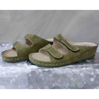 Klapki Damskie Oliwka H Khaki 42