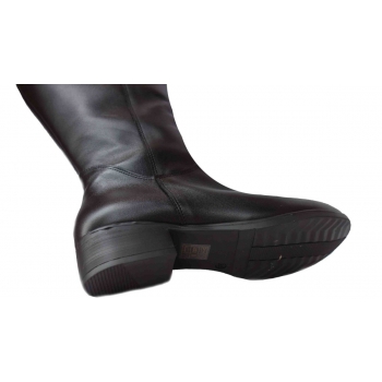 Eleganckie Skórzane Kozaki Damskie - Obwód łydki 44 cm (39)