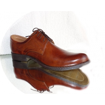 Eleganckie Buty Męskie Koniak Tegość G 1/2 44