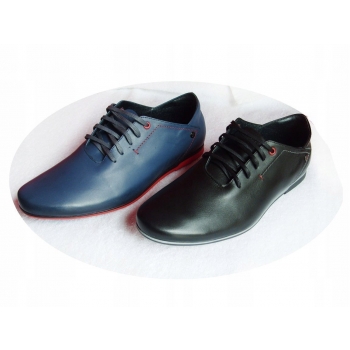 Eleganckie męskie buty skórzane - rozmiar 42