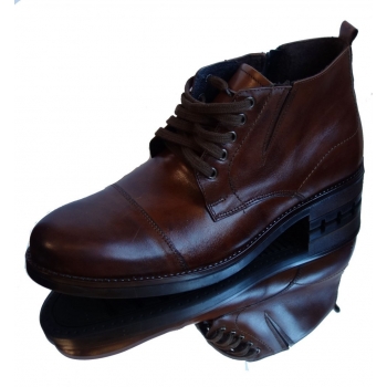 Eleganckie Sztyblety Skórzane -40% (Jasny Brąz, Rozmiar 42)