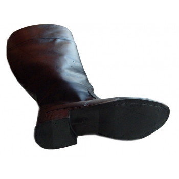 Eleganckie Kozaki Skórzane szerokie AZ 42 CM 37