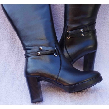 Eleganckie Kozaki Skórzane | R. 40