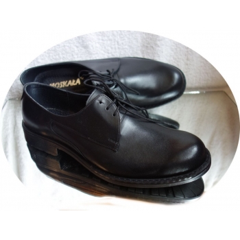 Eleganckie Skórzane Buty Męskie - Czarne, Roz. 42