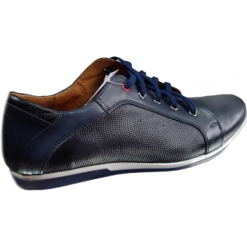 Męskie Buty Skórzane - Czarne, Rozmiar 43