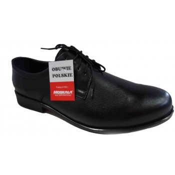 Modne Buty Męskie Czarne Szerokie Palcami