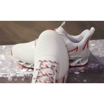 Buty sportowe Fashion SIATKI, BIAŁE, gruba podeszwa 44