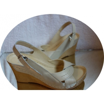 KOTURNA sandał skórzany beż G 40