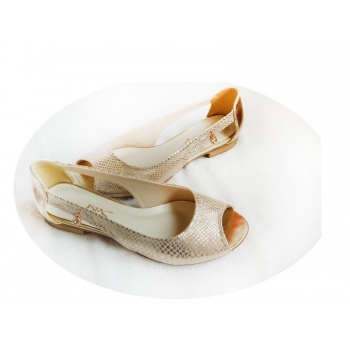 Wycofane sandałki złote 37 -40%