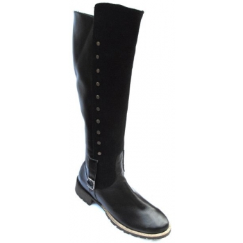 Eleganckie Kozaki Szeroka Cholewka 40