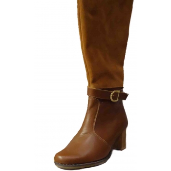 KOZAKI Skóra Welur Szeroka Cholewka 44cm 39