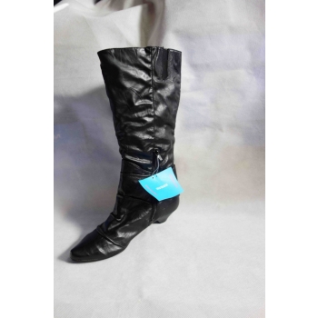 Eleganckie Kozaki Czarny Szpic 4,5 cm (Roz. 38)