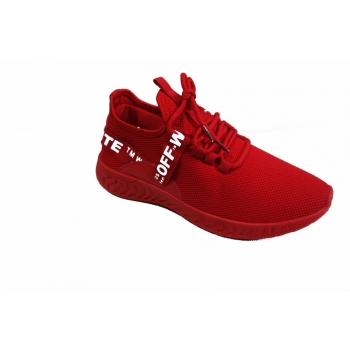 Buty Sportowe Komfortowe Czerwone - Rozmiar 42