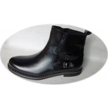 Męskie czarne sztyblety zamek 44