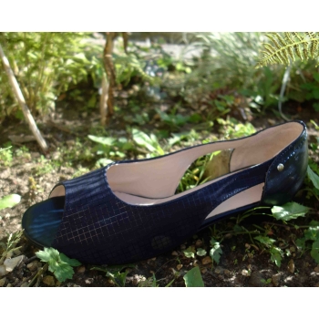 Sandals GRANAT - Wygodne skórzane buty na szeroką stopę