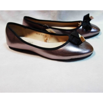 Eleganckie Baleriny Stalowe w Rozmiarze 41