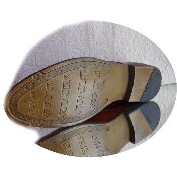 Eleganckie Buty Męskie Koniak Tegość G 1/2 44