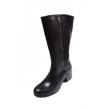 Eleganckie Kozaczki Skórzane dla Szerokiej Stopy (39)