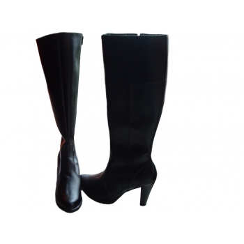 Kozaki Zimowe Retro Szeroka Cholewka