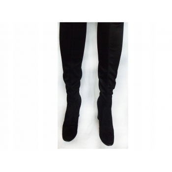 Kozaczki damskie z szeroką cholewką, rozmiar 38