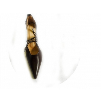 Damskie sandały OBCAS 9,5 cm, brąz, rozmiar 41