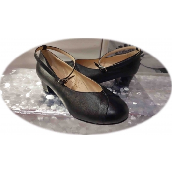Eleganckie czółenka damskie Filipczyk, czarne, obcas 4cm, nr.39