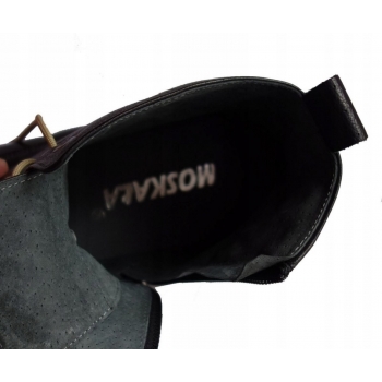 Polskie skórzane trzewiki wizytowe, czarne, 40