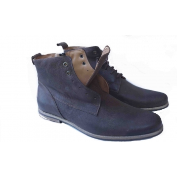 Eleganckie Sznurowane Sztyblety Męskie 42