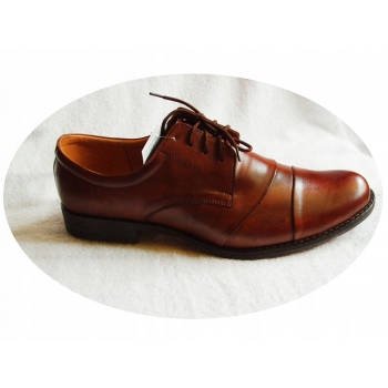 Eleganckie Półbuty Skórzane 43 cm