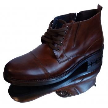 Eleganckie Sztyblety Skórzane -40% (Jasny Brąz, Rozmiar 42)