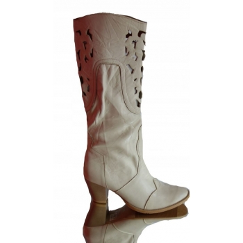 Kozaki ażurowe skóra bez obw 36 nr. 41