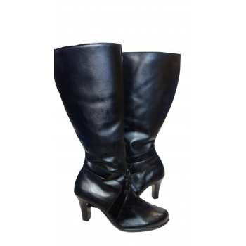 Kozaki Damskie z Naturalnej Skóry | Obwód 36 cm | Rozmiar 39