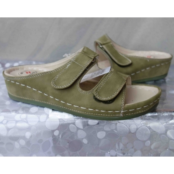 Klapki Damskie Oliwka H Khaki 42