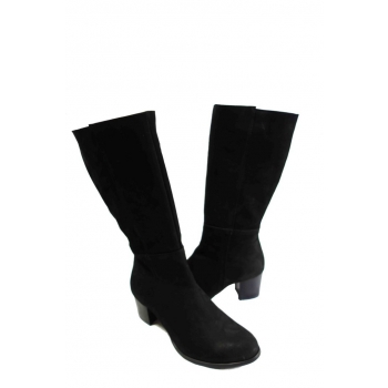 Eleganckie kozaki skórzane na obcasie 5,8 cm