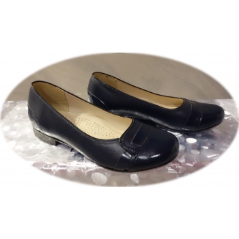 Eleganckie Balerinki Damskie Granat 36