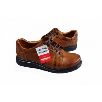 Sportowe buty męskie, szerokie w palcach (43) - beżowy