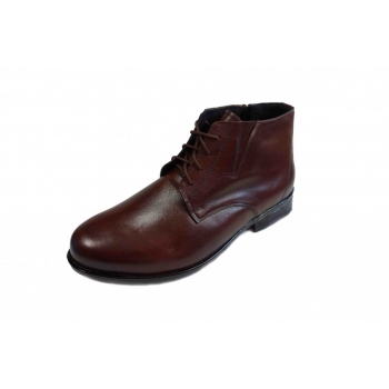 Trzewiki Męskie Szeroka Stopa Brąz 45