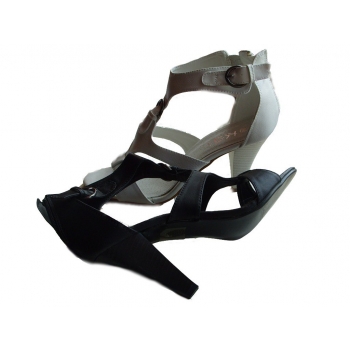 Białe Sandały na Obcasie 9cm (Rozmiar 40)