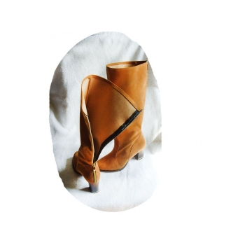 Eleganckie Kozaki Wiosną - szeroka cholewka